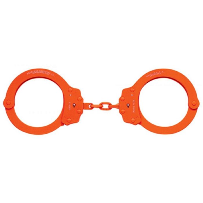 Peerless 752C Chain Link Handcuff, Orange, Oversize, 1 Each