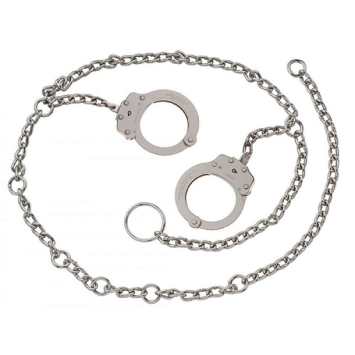 Peerless 7002C Waist Chain, Hands at Hips, Nickle, 54 Inch Length, 1 Each