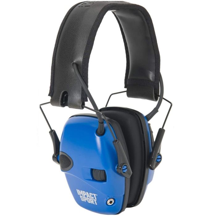 Honeywell Howard Leight R-02529SIOC Impact Sport Electronic Shooting Earmuff, Real Blue, One Size, 1 Each