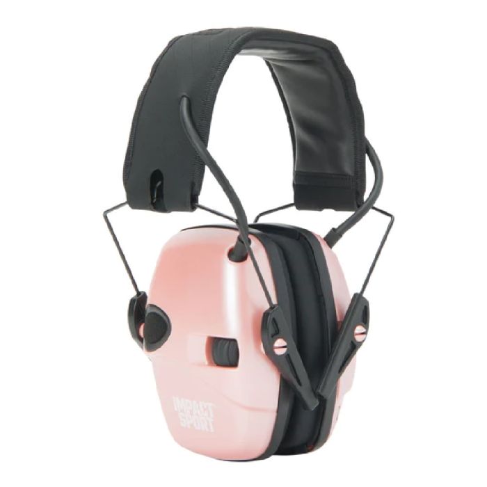 Honeywell Howard Leight R-02544 Impact Sport Electronic Shooting Earmuff with Bluetooth, Rose Gold, Small, Box of 2