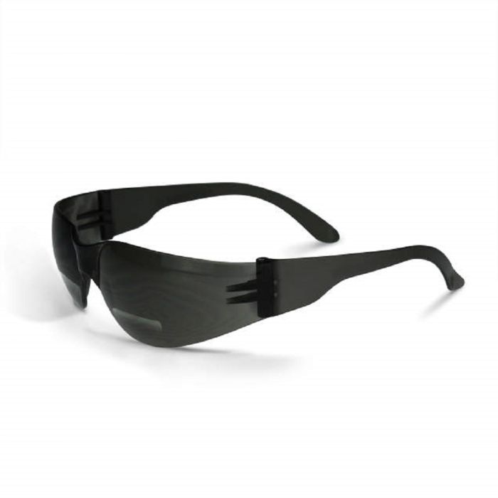Radians MRB215ID Mirage MRB Bifocal Safety Eyewear, 1.5 Diopter, Smoke Lens, Smoke Frame, One Size, Box of 12