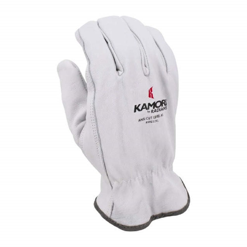 Radians RWG52 KAMORI Cut Protection Level A5 Goatskin Work Glove, Box of 12 Pairs