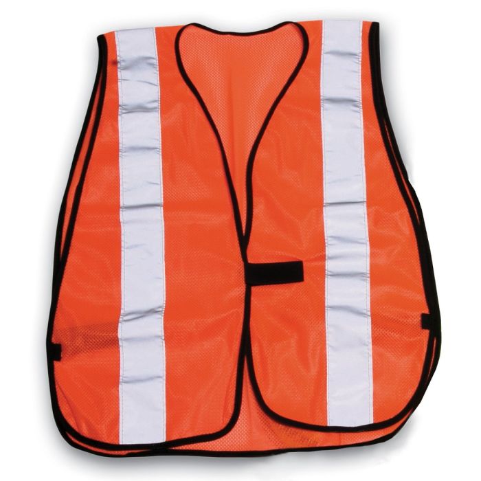 Honeywell North RWS-50003 Safety Vest with Reflective Stripes, Orange, One Size, Box of 6