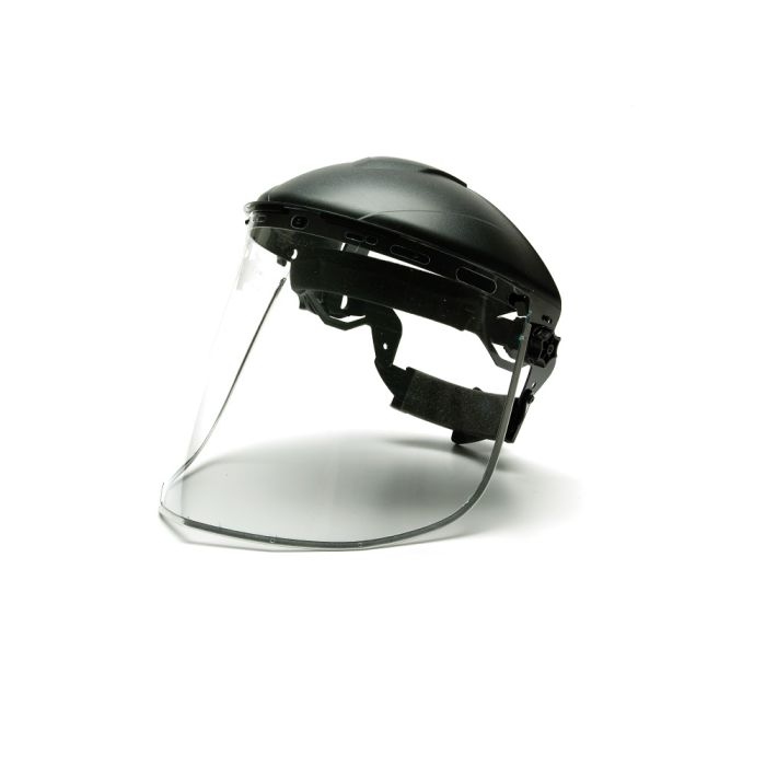 Pyramex S1040 Visor Only Aluminum Bound Face Shield, Clear, One Size, 1 Each