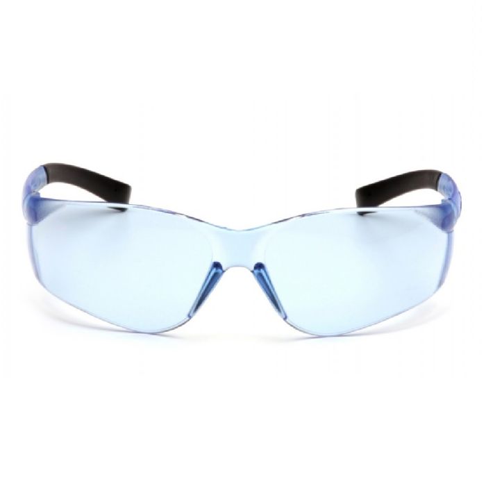 Pyramex Ztek S2560S Safety Glasses, Infinity Blue Lens, Infinity Blue Frame, One Size, Box of 12
