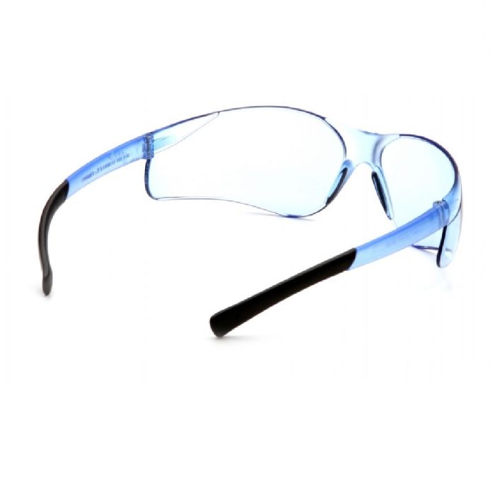 Pyramex Ztek S2560S Safety Glasses, Infinity Blue Lens, Infinity Blue Frame, One Size, Box of 12