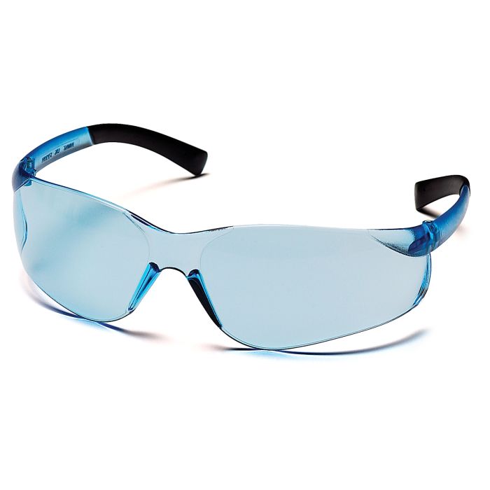 Pyramex Ztek S2560S Safety Glasses, Infinity Blue Lens and Frame, One Size, Box of 12