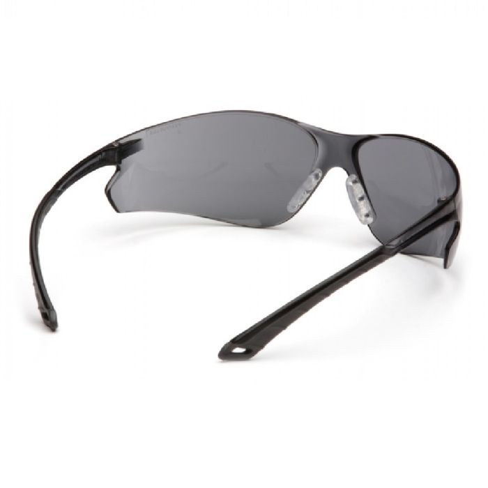 Pyramex ITEK S5820S Safety Glasses, Gray Lens and Temples, One Size, Box of 12