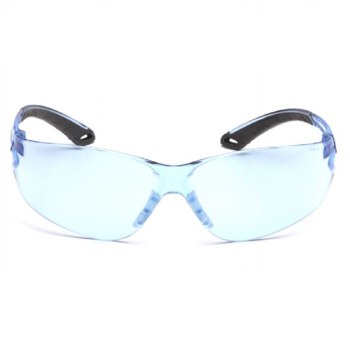 Pyramex ITEK S5860S Safety Glasses, Infinity Blue Lens and Temples, One Size, Box of 12