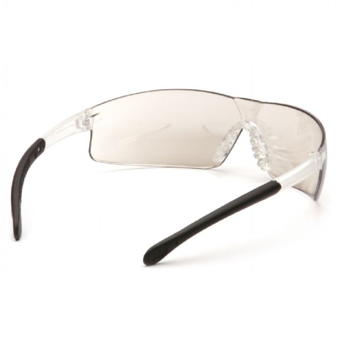 Pyramex Provoq S7280S Safety Glasses, Indoor Outdoor Mirror Lens and Temples, One Size, Box of 12