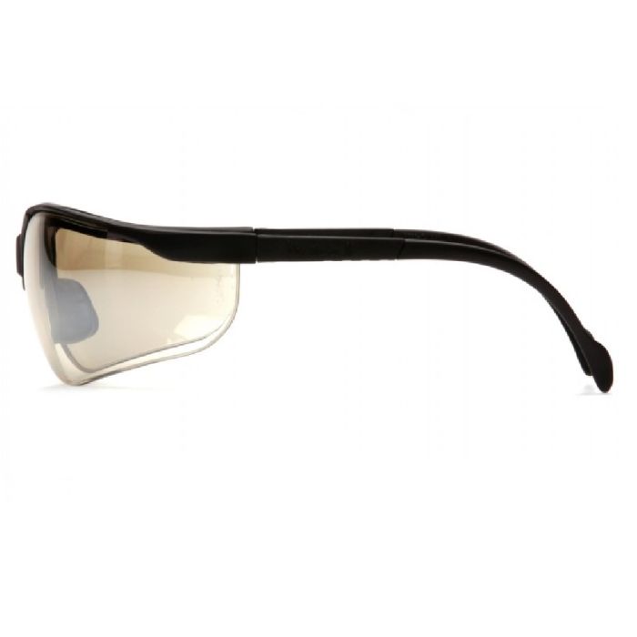 Pyramex Rendezvous SB2810ST Safety Glasses, Clear H2X Anti Fog Lens, Black Frame, One Size, Box of 12