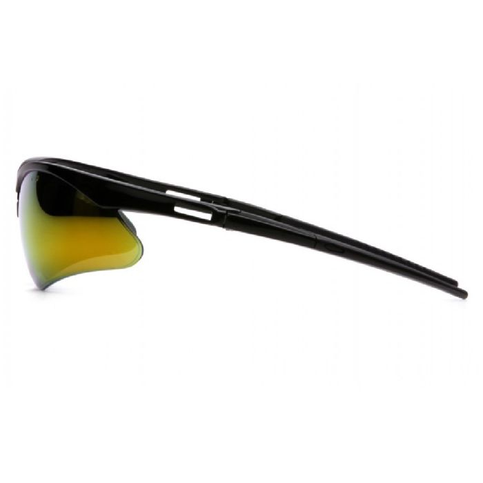 Pyramex PMXTREME SB6345SP Safety Glasses, Ice Orange Mirror Lens, Black Frame and Cord, One Size, Box of 12