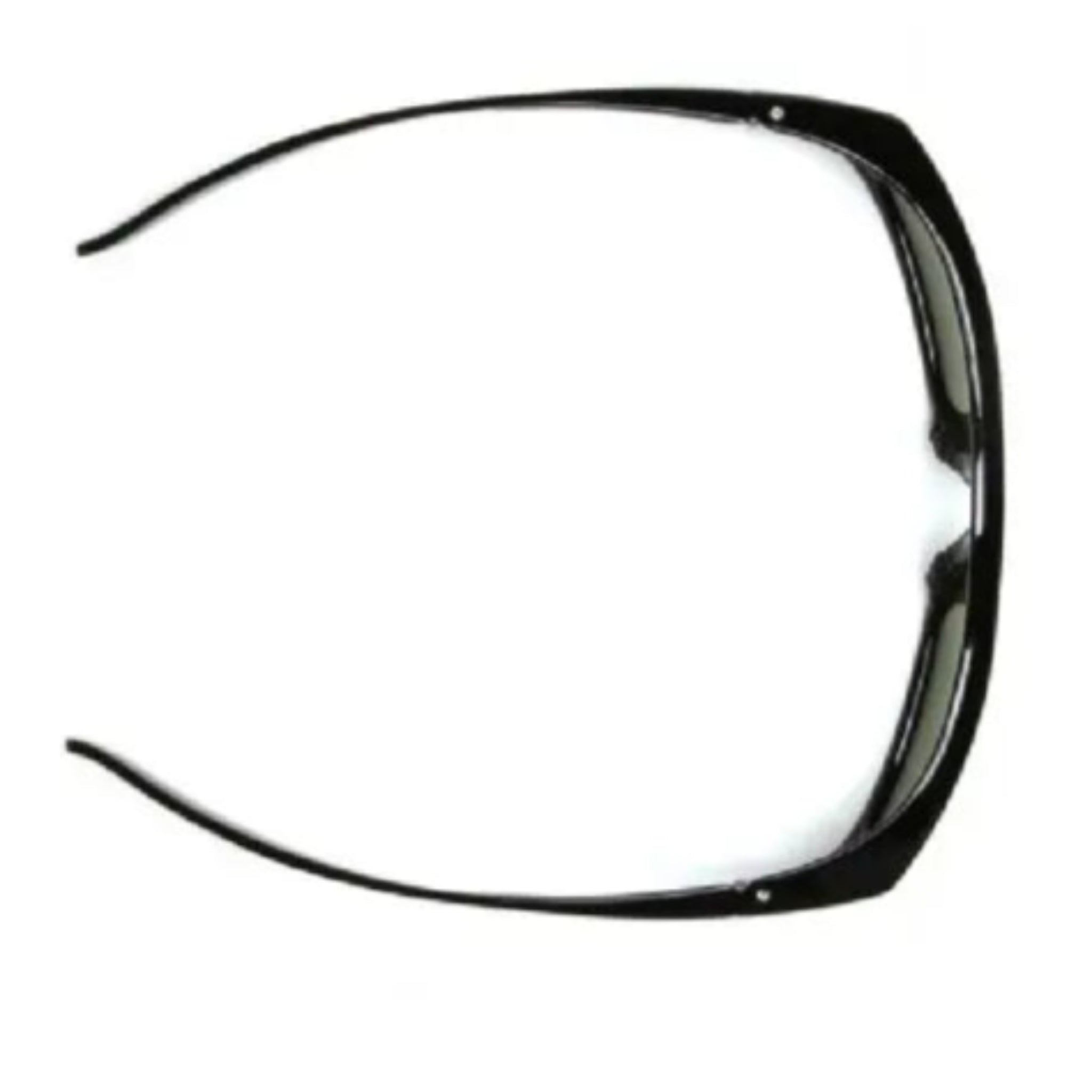 Pyramex Emerge SB7910DRX Reader, Clear Lens, Black Frame, One Size, Top View