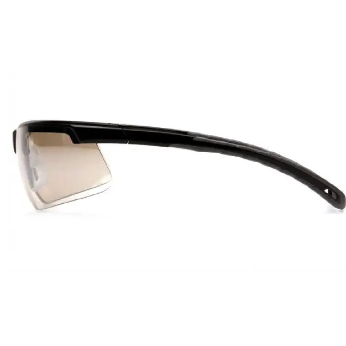 Pyramex Ever-Lite SB8680D Safety Glasses, Indoor Outdoor Mirror Lens, Black Frame, One Size, Box of 12