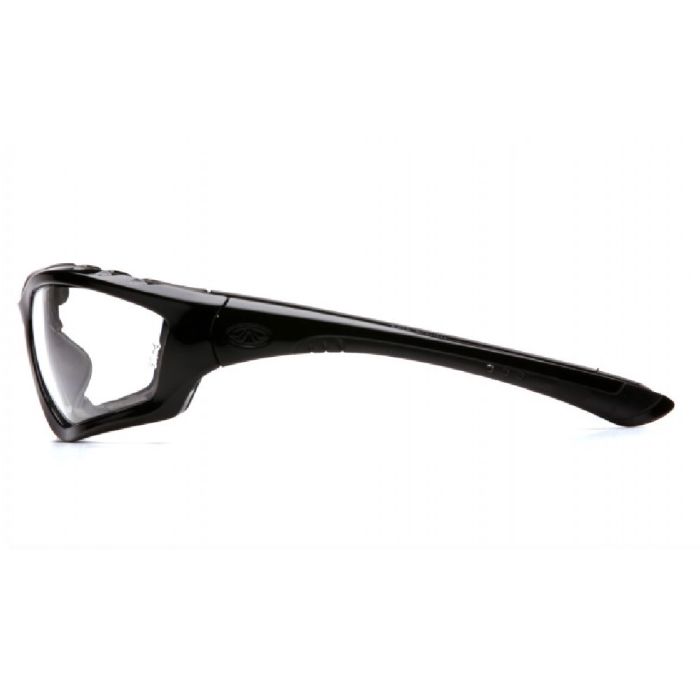 Pyramex Accurist SB8710DTP Safety Glasses, Clear Anti Fog Lens, Black Padded Frame, One Size, Box of 12