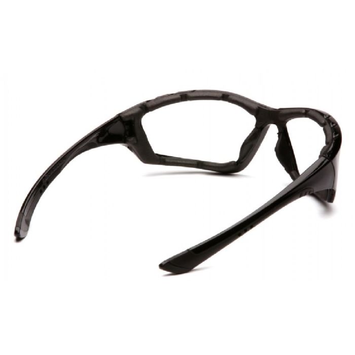 Pyramex Accurist SB8710DTP Safety Glasses, Clear Anti Fog Lens, Black Padded Frame, One Size, Box of 12