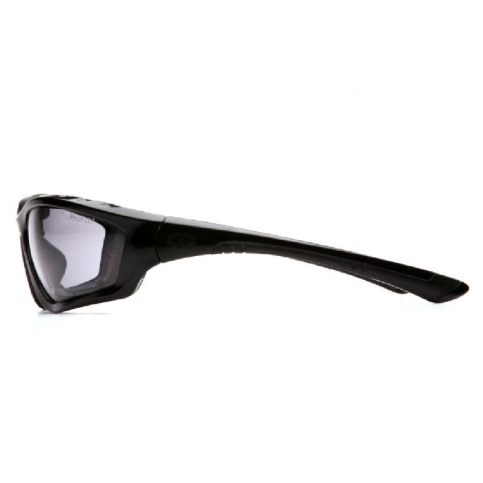 Pyramex Accurist SB8725DTP Safety Glasses, Light Gray Anti Fog Lens, Black Padded Frame, One Size, Box of 12