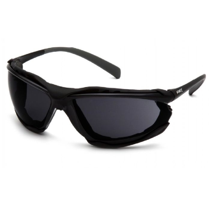 Pyramex Proximity SB9323ST Safety Glasses, Dark Gray H2X Anti Fog Lens, Black Frame, One Size, Box of 12