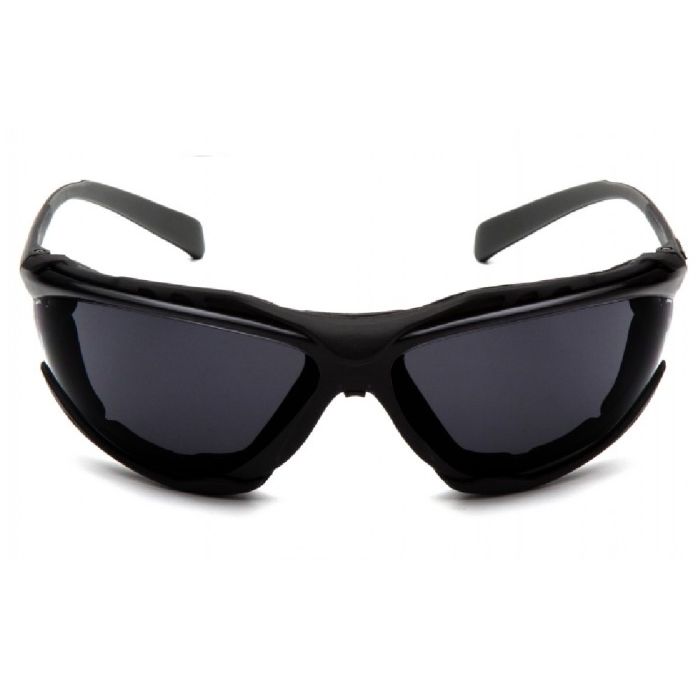 Pyramex Proximity SB9323STM Safety Glasses, Dark Gray H2Max Anti Fog Lens, Black Frame, One Size, Box of 12