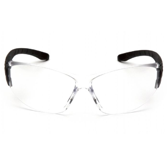 Pyramex Trulock SB9510ST Safety Glasses, Clear H2X Anti Fog Lens, Black Frame, One Size, Box of 12