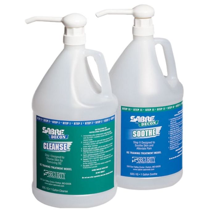 Sabre SD-1G Decon Cleanse & Soothe Kit, 1 Gallon, 1 Kit Each