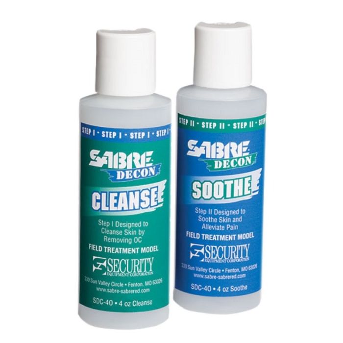 Sabre Red SD-40 Decon Cleanse & Soothe Kit, 4 Ounce, 1 Kit Each