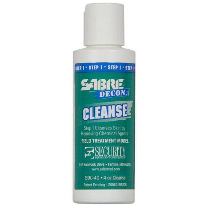 Sabre Red SD-40 Decon Cleanse & Soothe Kit, 4 Ounce, 1 Kit Each