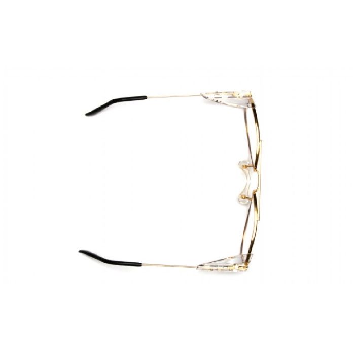 Pyramex Pathfinder SG310A Safety Glasses, Clear Lens, Gold Metal Frame, One Size, Box of 12