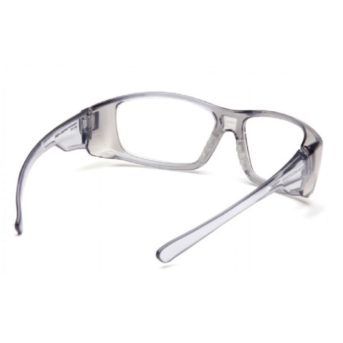 Pyramex Emerge SG7910DRX Plano, Clear Lens, Translucent Gray Frame, One Size, Box of 12