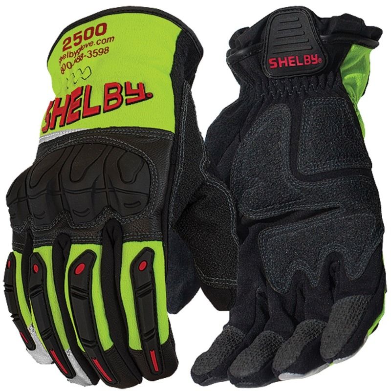 Shelby 2500 Xtrication Glove, Gauntlet Cuff, Pack of 6