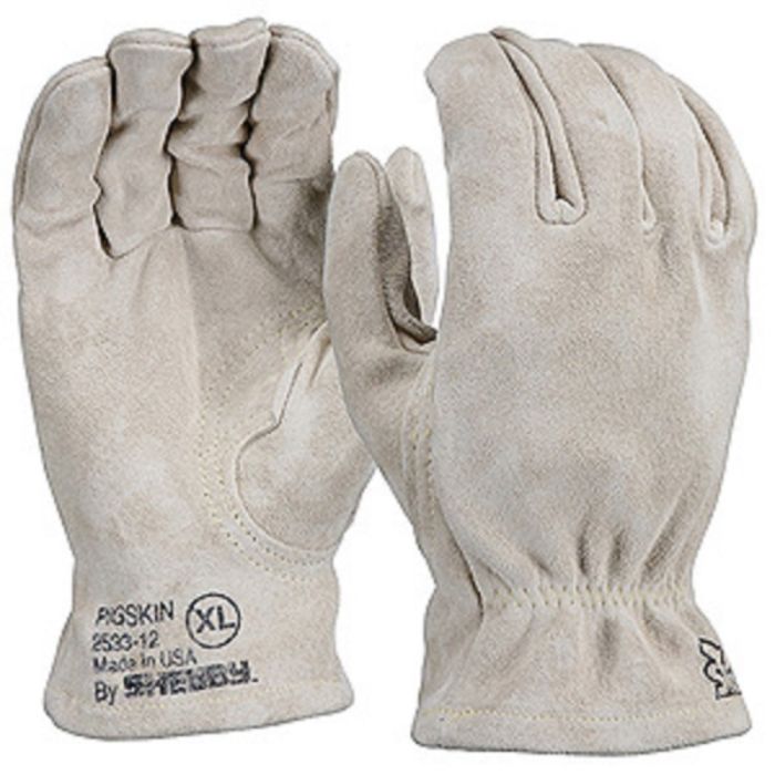 Shelby 2533 SKINS Work Glove, Cream Color, Jumbo Size, Pack of 6