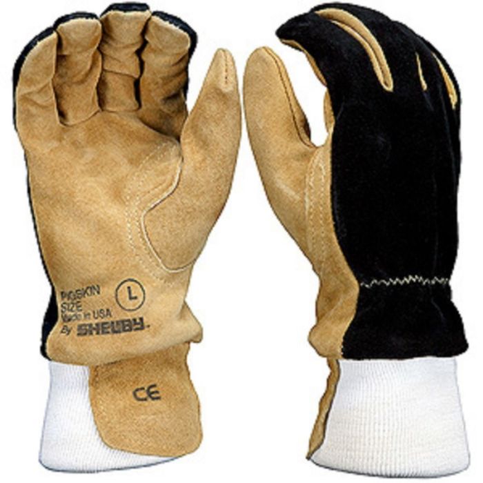 Shelby 5002 Wildland Glove, Wristlet Cuff, Pack of 6