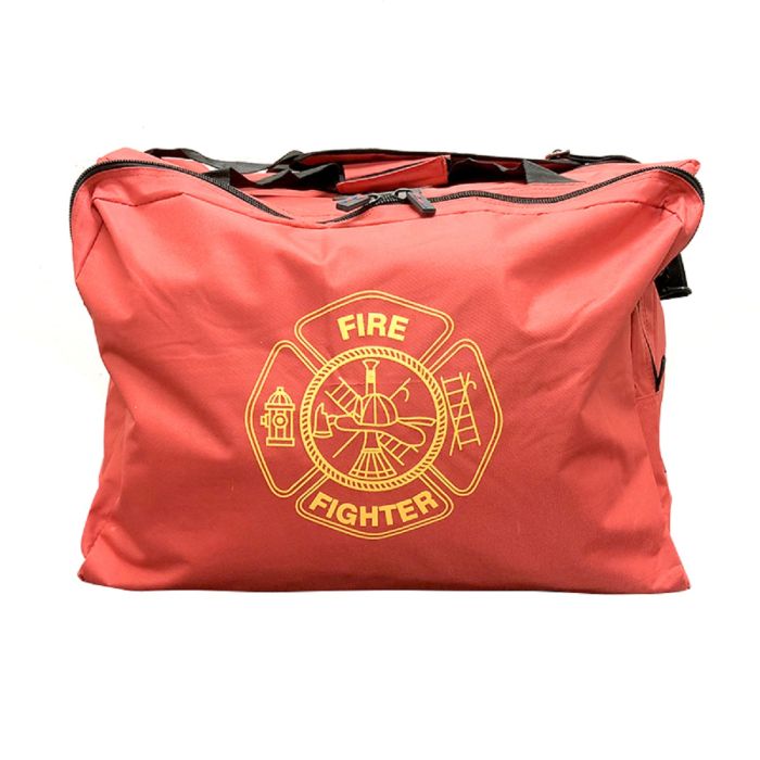 Safety Main Deluxe Firefighter Gear Bag, Red, 1 Each