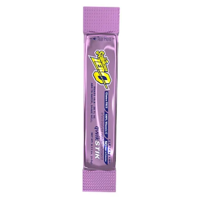 Sqwincher Qwik Stik ZERO 159060107 Sugar Free, Low Calorie Electrolyte Drink, Grape Sqwincher Qwik Stik ZERO 159060107 Sugar Free, Low Calorie Electrolyte Drink, Grape