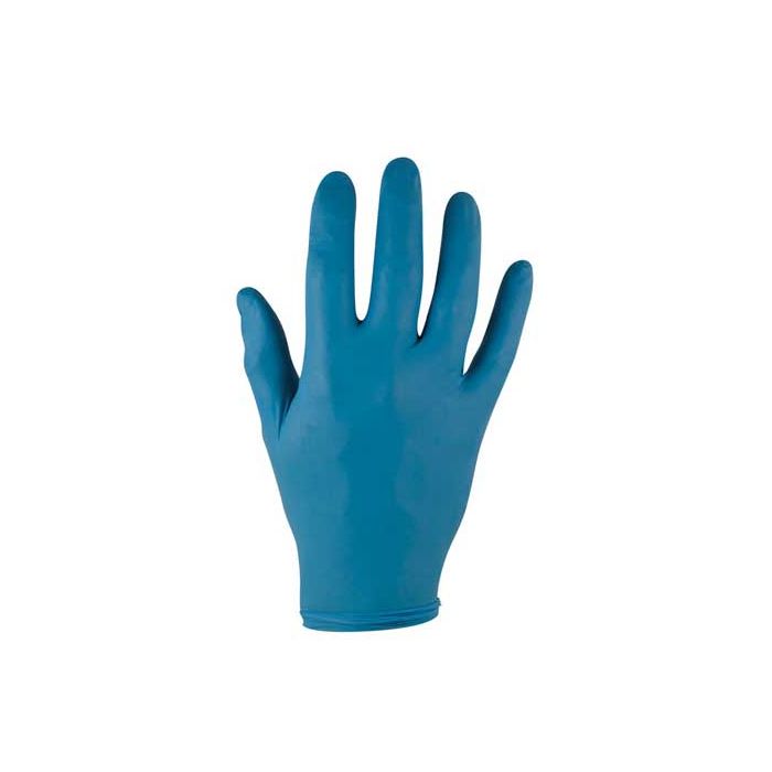 Ansell Touch N Tuff Gloves Nitrile Material Blue 10 Boxes / Case
