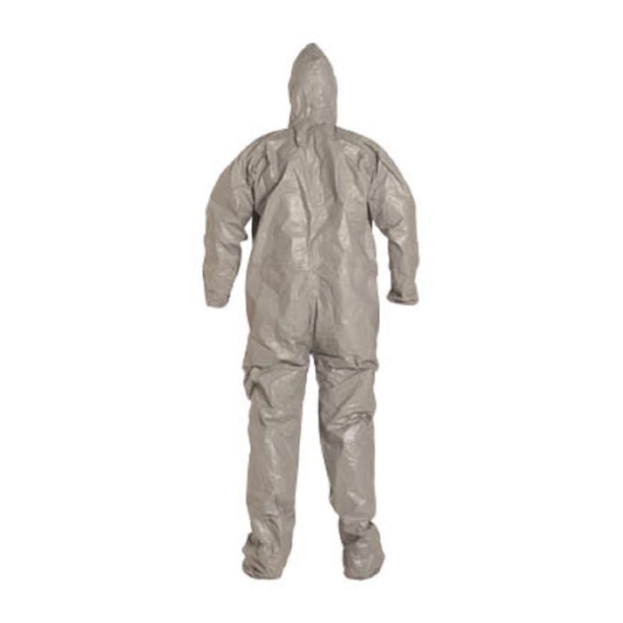 DuPont Tychem 6000 TF169TGY Respirator Fit Coverall, Gray, Case of 6