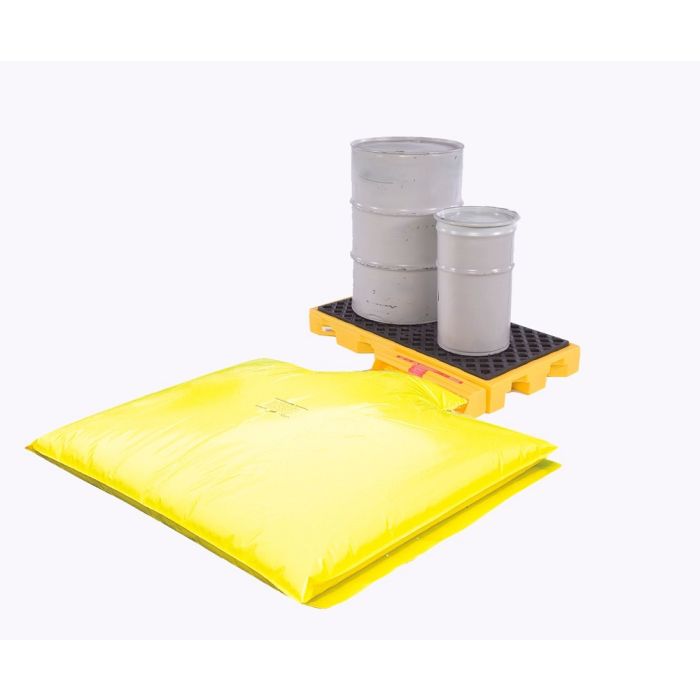UltraTech 2329 Spill Deck P2 Bladder System, Yellow, 2-Drum Size, 1 Each