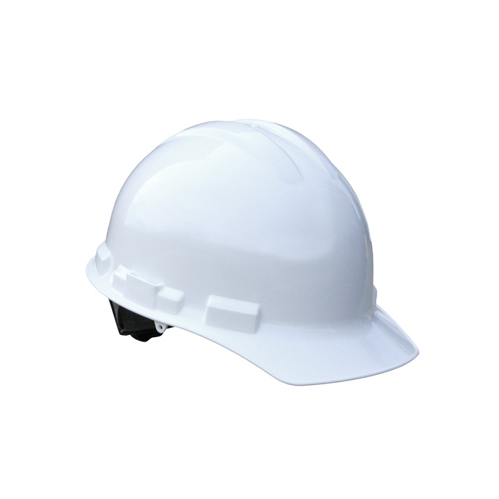 Radians Granite Cap Style 6 Point Ratchet Suspension Hard Hats White Color  (1 Each)