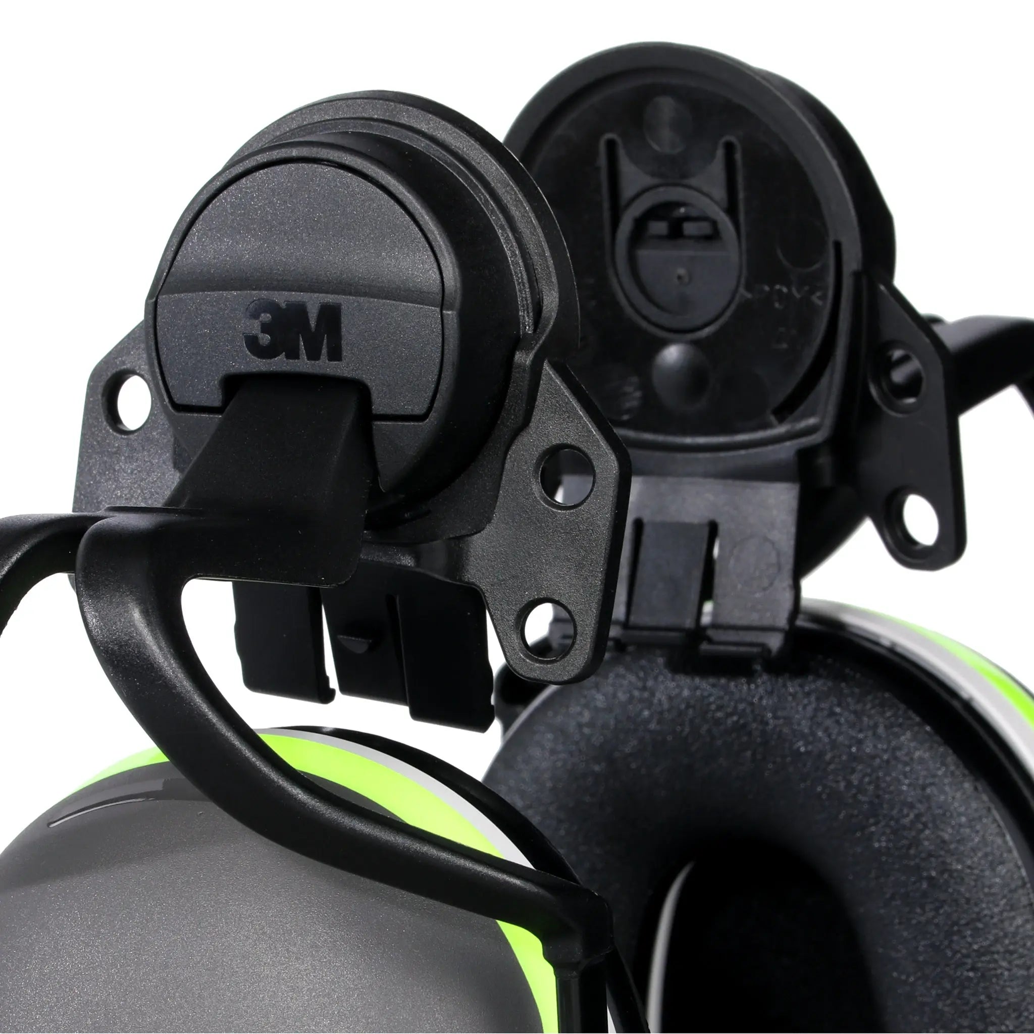 3MPELTOR X4P51E - Full Brim Hard Hat Earmuffs, Black/Green, Case of 10 